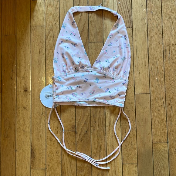 NWT Princess Polly Penelope Halter Top Pink - Picture 1 of 6